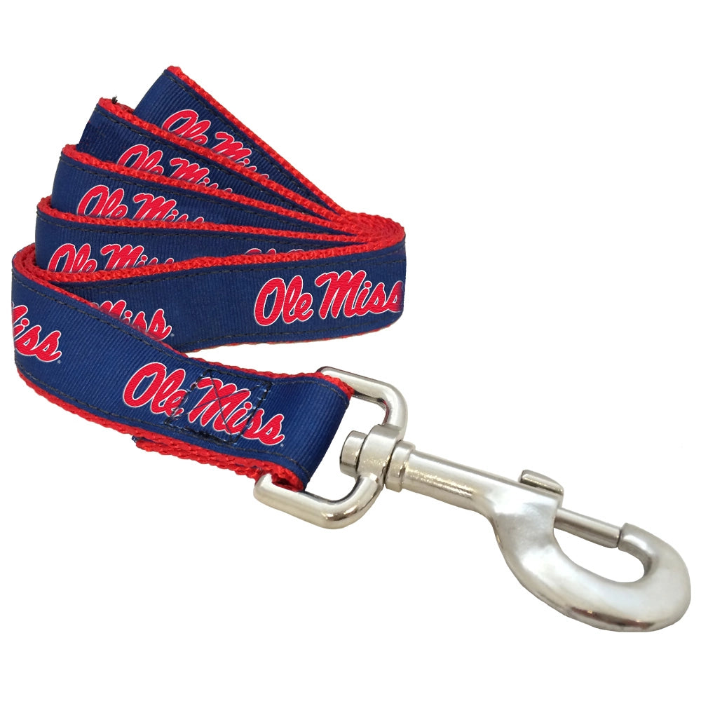 MS Ole Miss Rebels Nylon Dog Collar or Leash