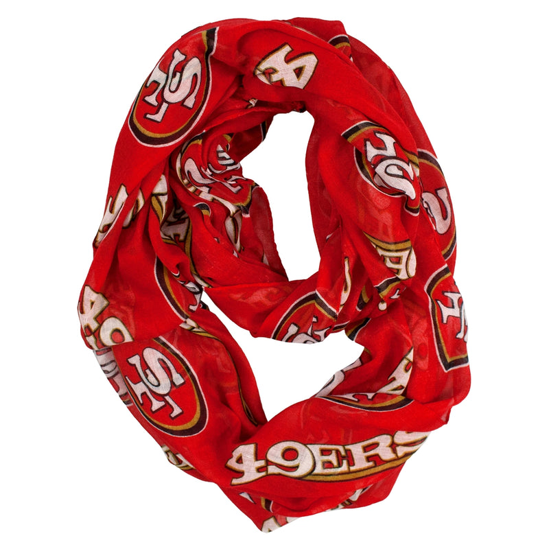 San Francisco 49ers Sheer Infinity Scarf