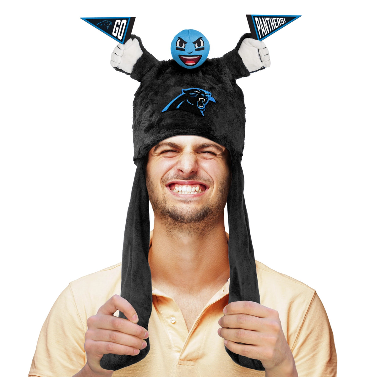 Carolina Panthers Mascot Cheering Sidekick Hat