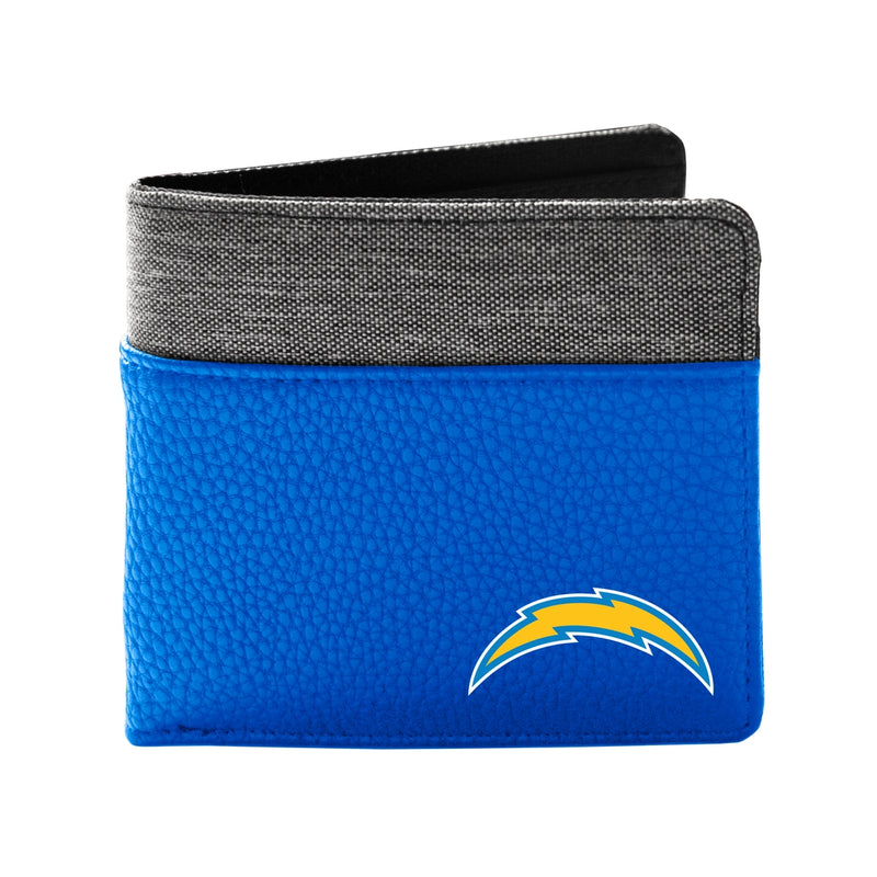 Los Angeles Chargers Pebble Bi-Fold Wallet