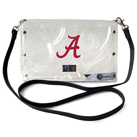 AL Crimson Tide Clear Envelope Purse