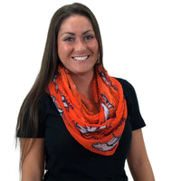 Denver Broncos Sheer Infinity Scarf