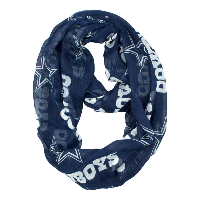 Dallas Cowboys Sheer Infinity Scarf