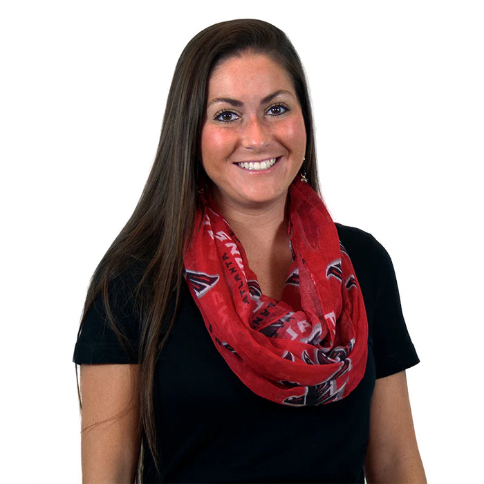 Atlanta Falcons Sheer Infinity Scarf