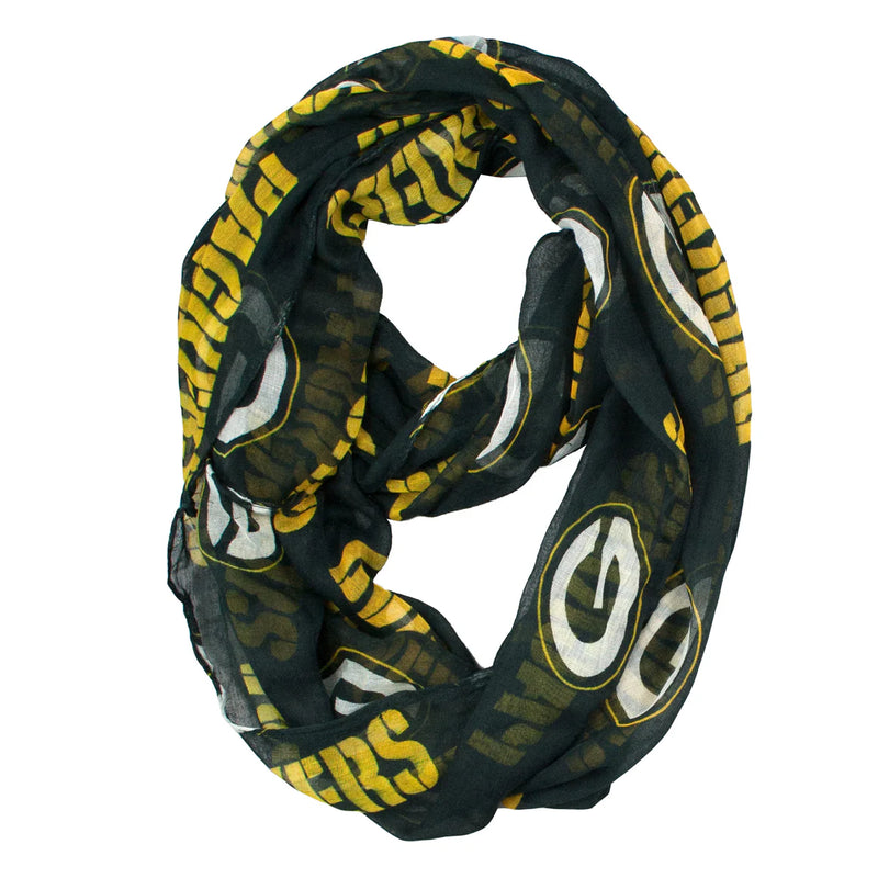 Green Bay Packers Sheer Infinity Scarf