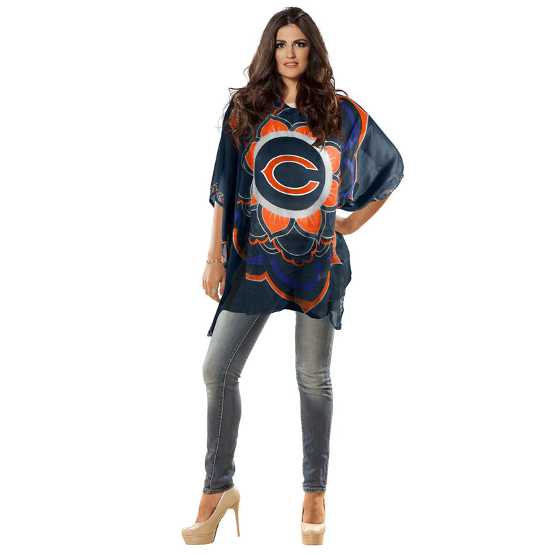 Chicago Bears Caftan Flower