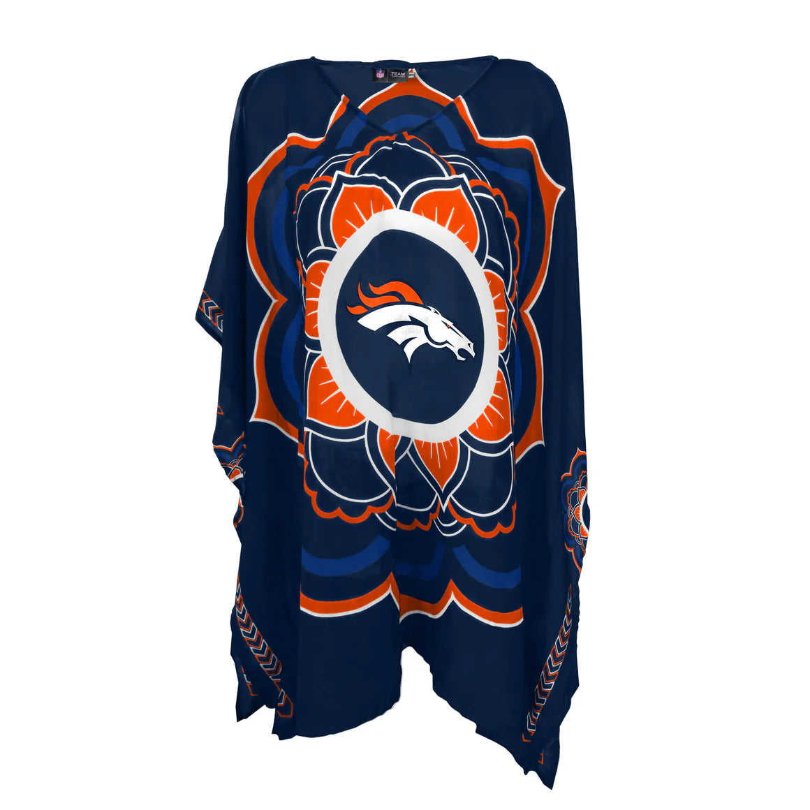 Denver Broncos Caftan Flower