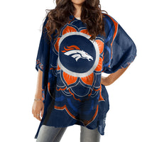 Denver Broncos Caftan Flower