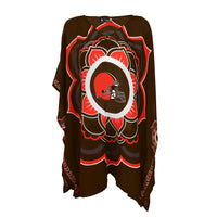 Cleveland Browns Caftan Flower