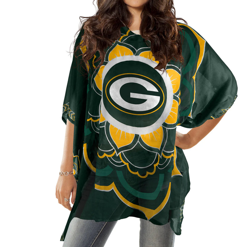 Green Bay Packers Caftan Flower