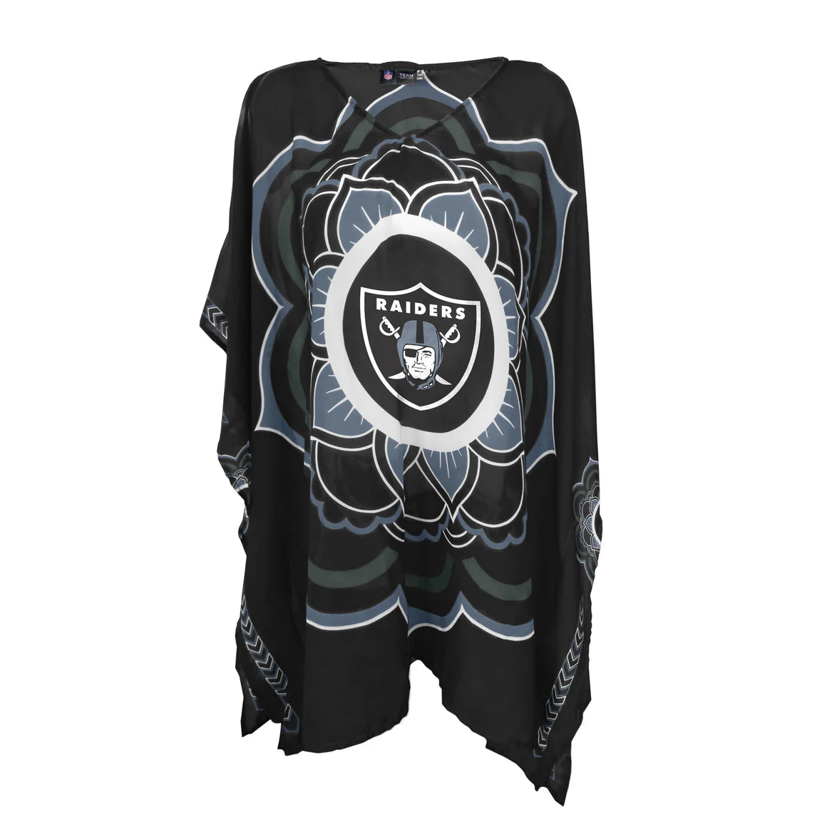 Las Vegas Raiders Caftan Flower