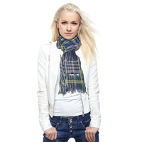 Seattle Seahawks Crinkle Scarf Plaid