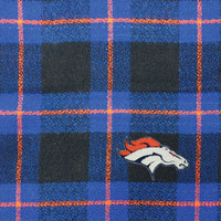 Denver Broncos Plaid Blanket Scarf