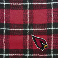 AZ Cardinals Plaid Blanket Scarf