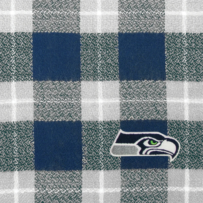 Seattle Seahawks Plaid Blanket Scarf