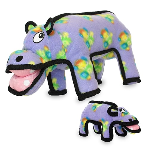 Tuffy Zoo Series - Hilda Hippo Tough Toy