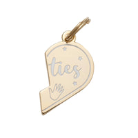 Besties Pet ID Tag and Charm