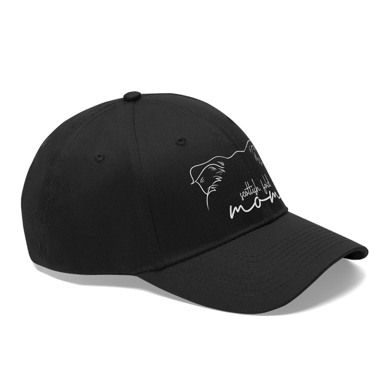 Scottish Fold Cat Mom Embroidered Twill Hat