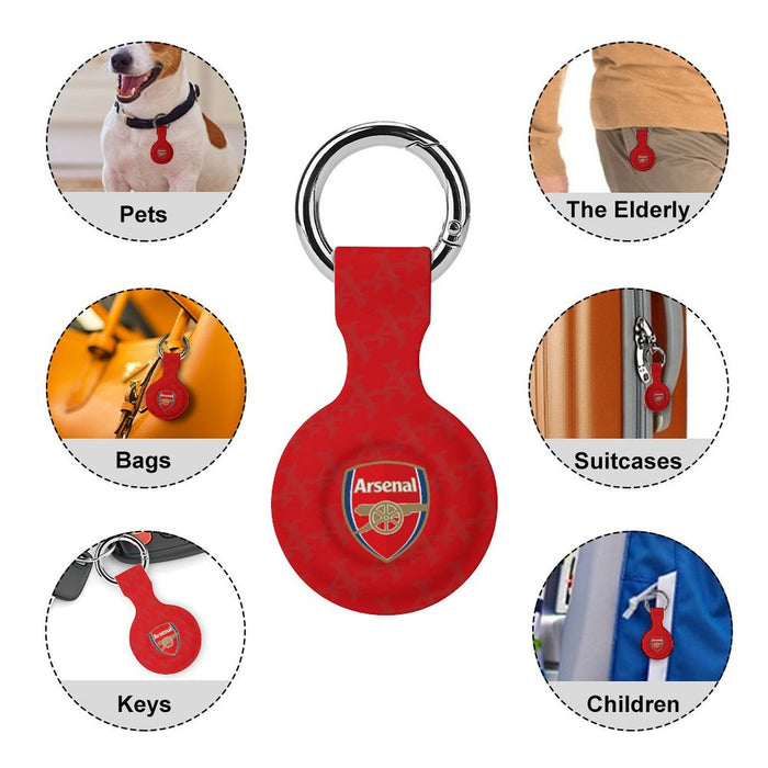 Arsenal FC 25/26 Home Kit-Inspired Protective Case for Air Tag