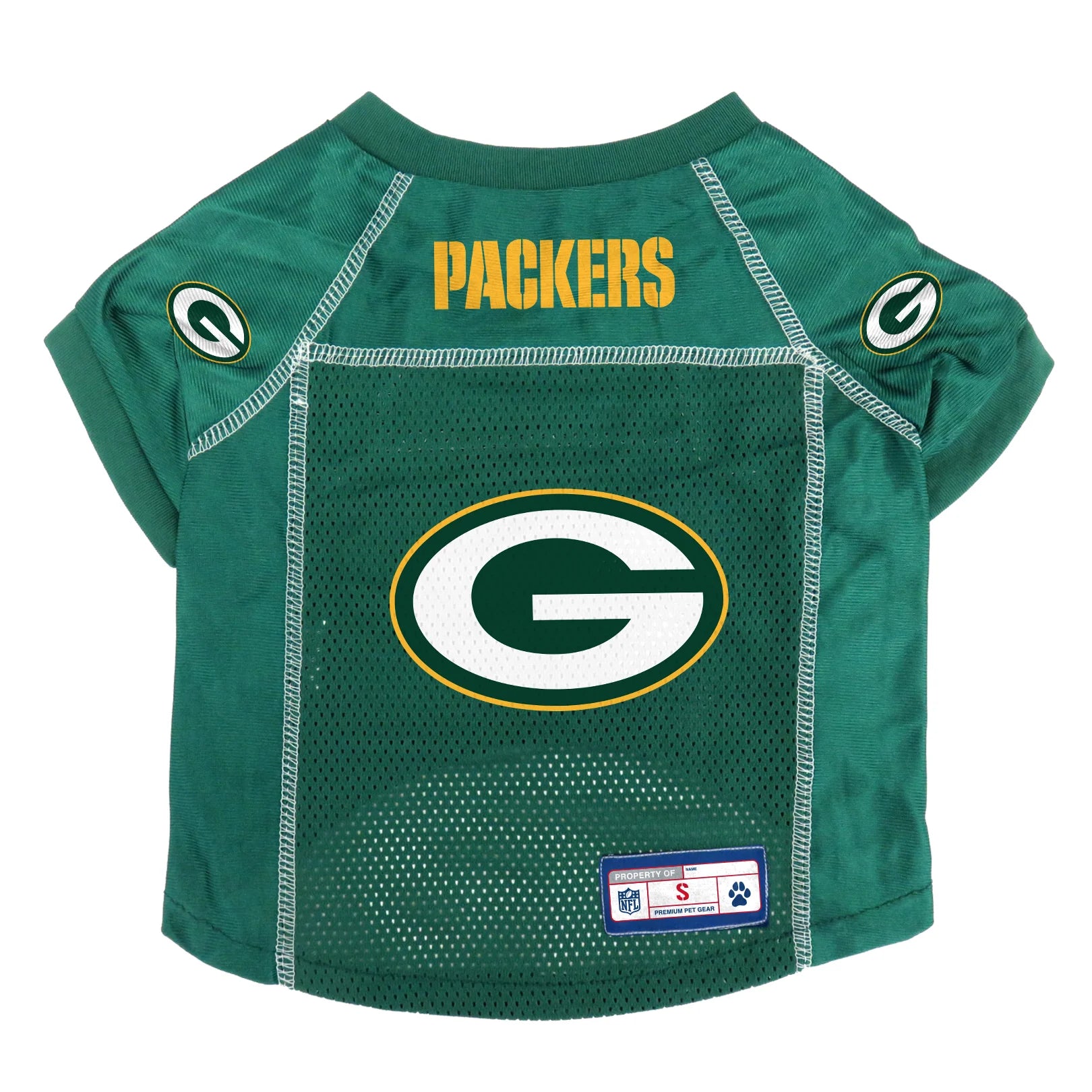 Green bay sales packers cat jersey