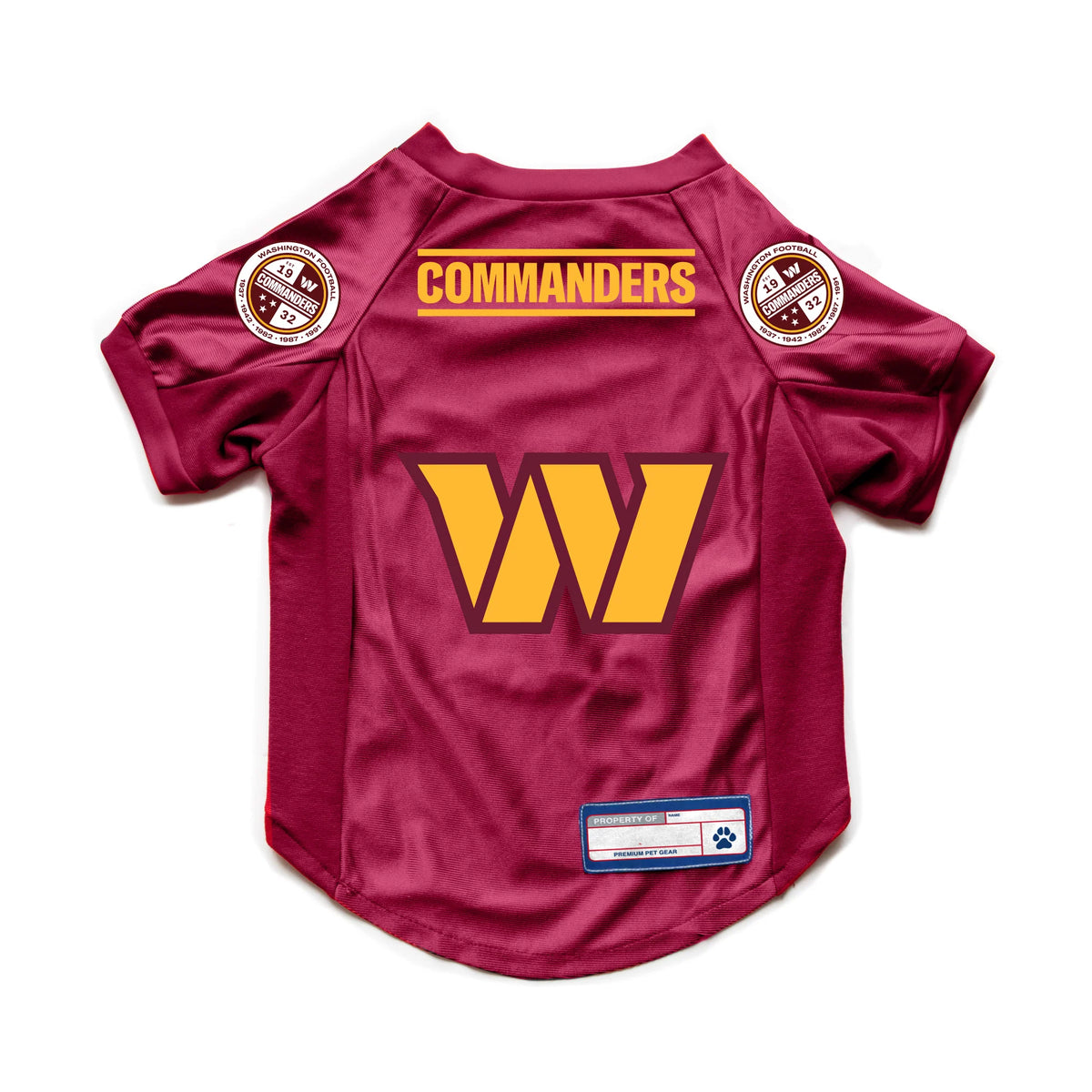 Washington Commanders Stretch Jersey – 3 Red Rovers