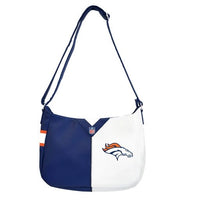 Denver Broncos Pebble Split Hobo Handbag