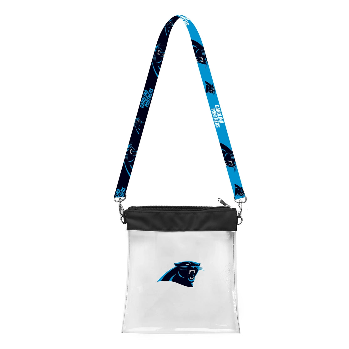 Carolina Panthers Clear Pattern Strap Bag