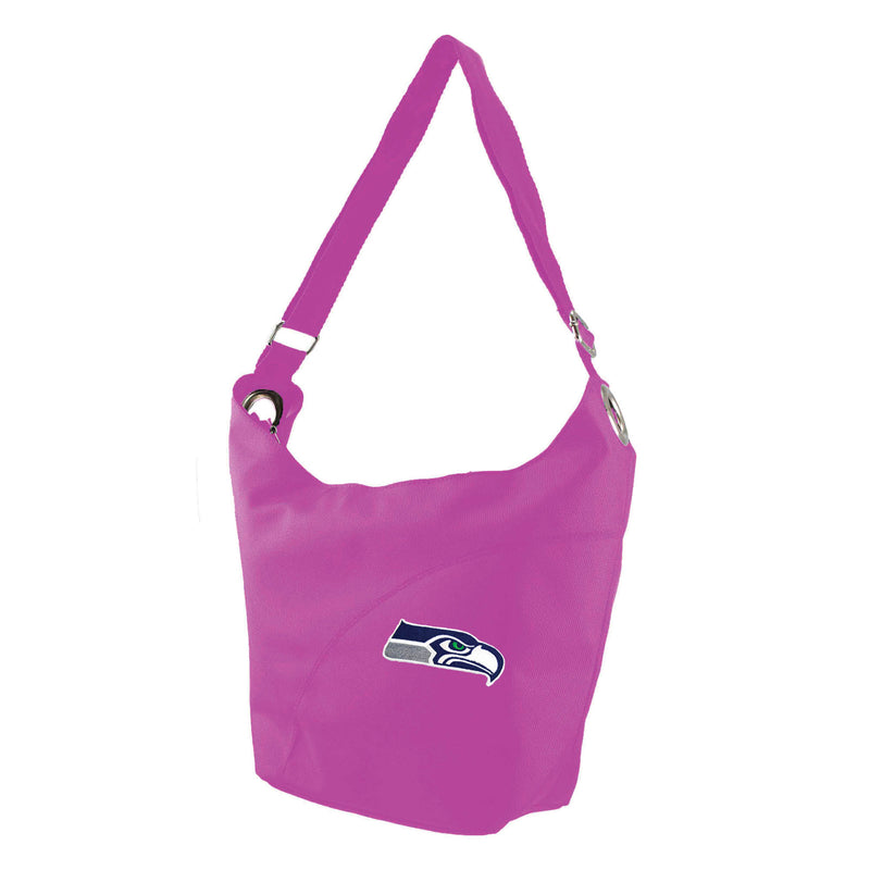 Seattle Seahawks Color Sheen Hobo Purse - Pink