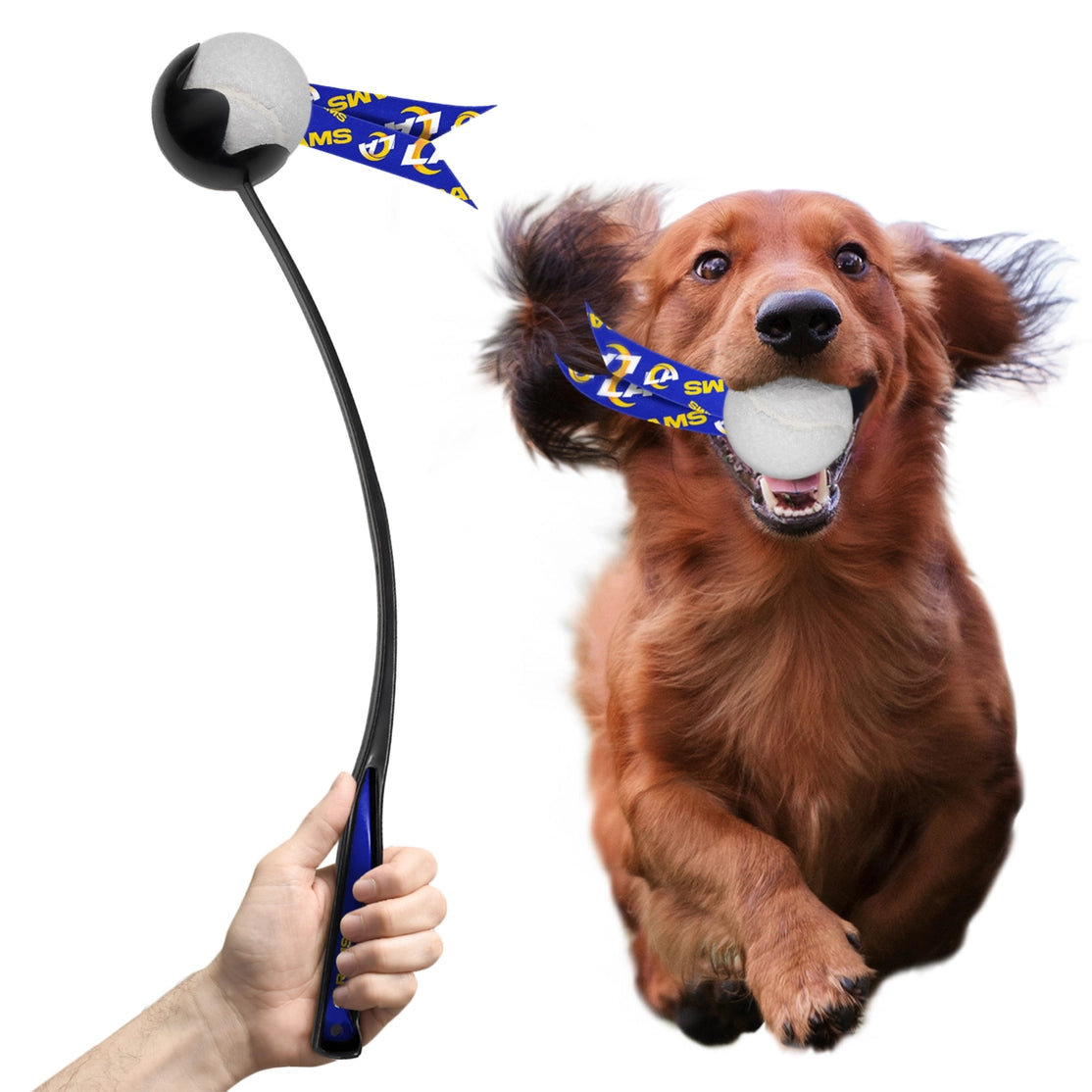 Los Angeles Rams Pet Ball Launcher Toy