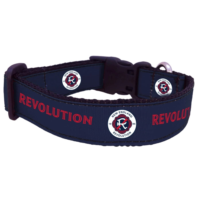 New England Revolution Dog Collar and Leash
