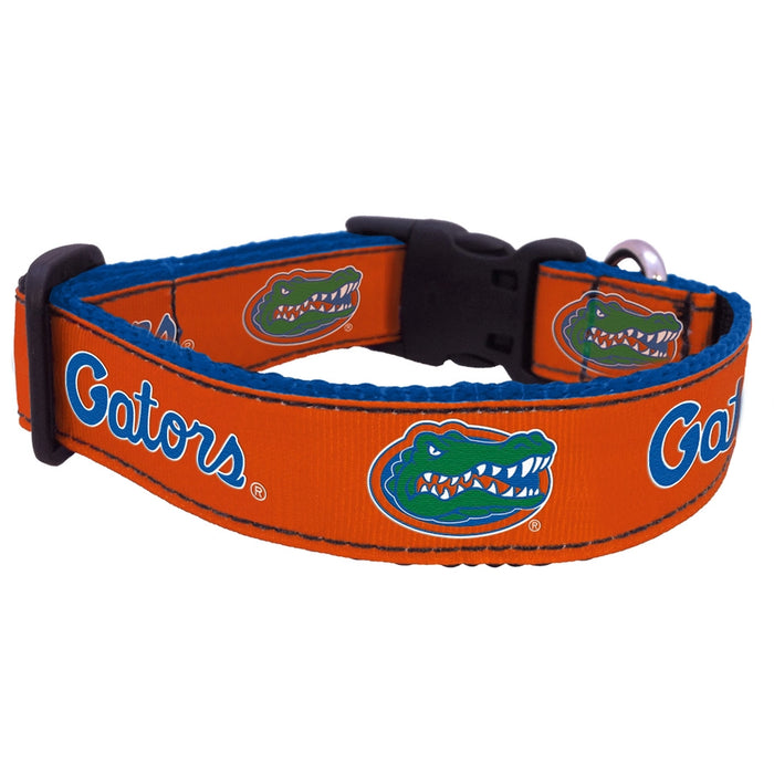 FL Gators Nylon Dog Collar and Leash