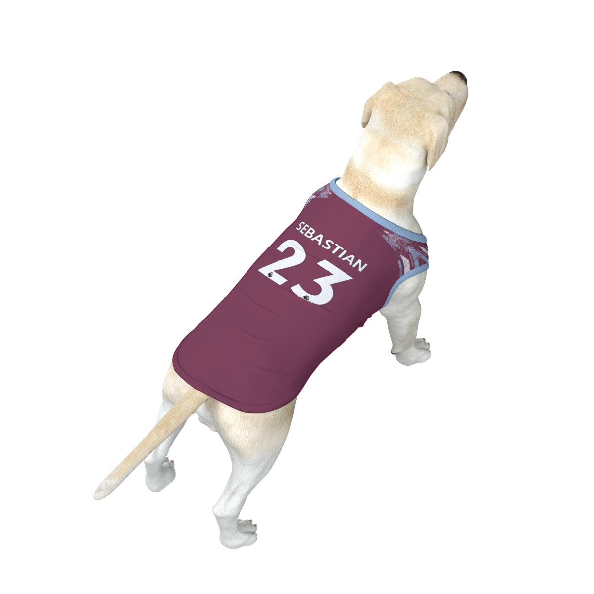 Dog football jerseys personalized deals