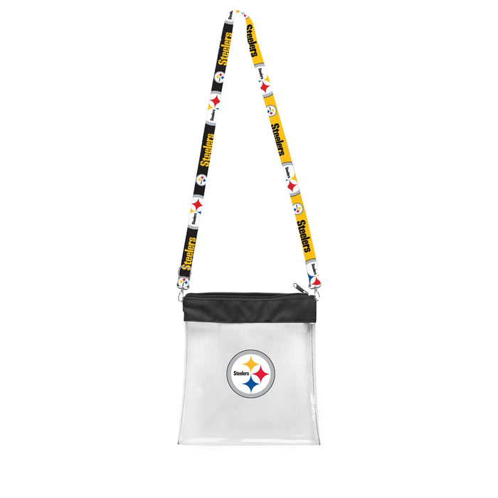 Pittsburgh Steelers Clear Pattern Strap Bag