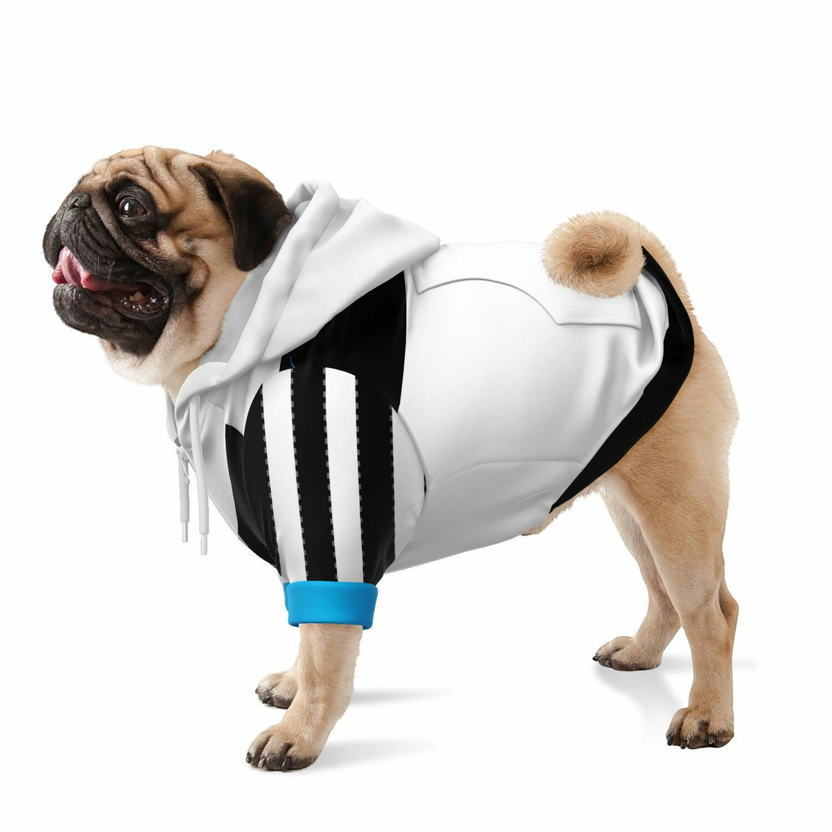 Newcastle United FC 25/26 Home Kit-Inspired Zip Hoodie