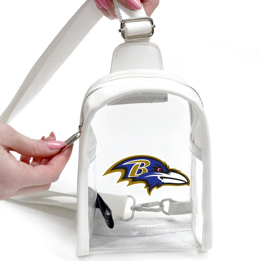 Baltimore Ravens Clear Mini Sling