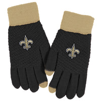 New Orleans Saints Waffle Knit Gloves