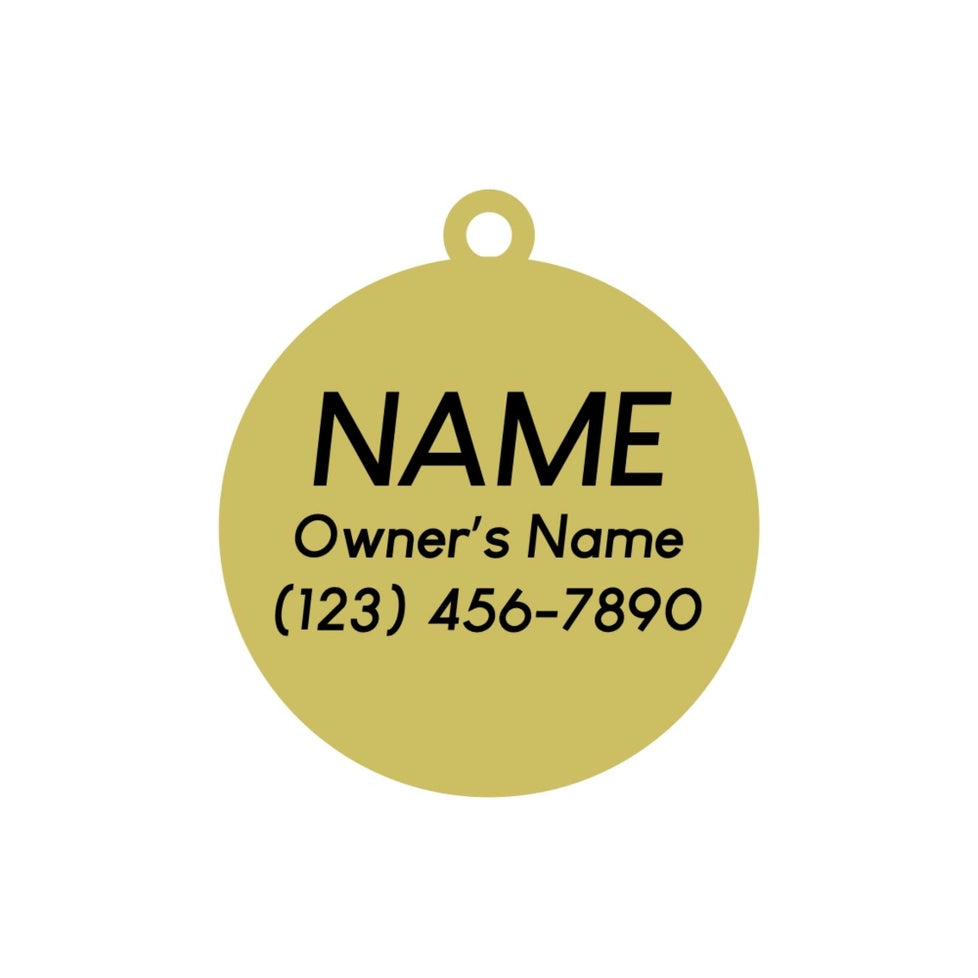 Lover, Not a Biter Pet ID Tag