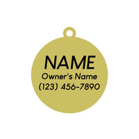 Lover, Not a Biter Pet ID Tag