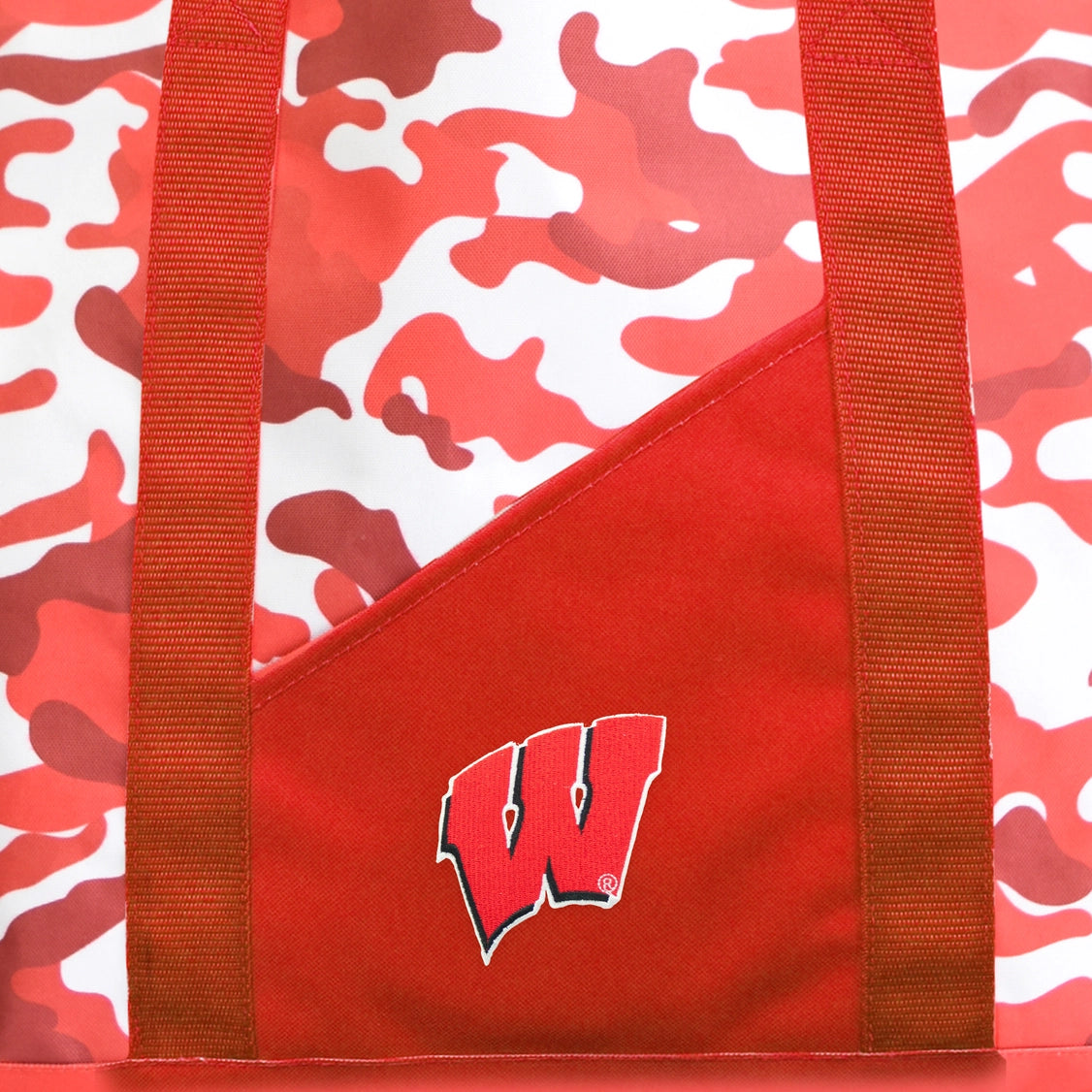 WI Badgers Super-Duty Camo Tote