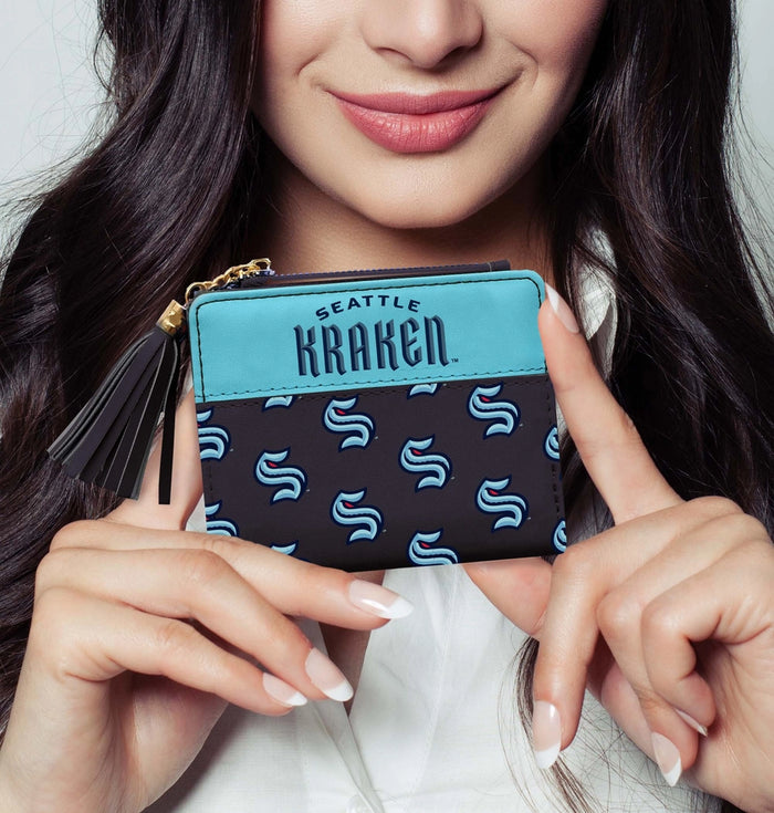 Seattle Kraken Mini Organizer Wallet