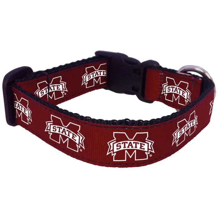 MS State Bulldogs Nylon Dog Collar or Leash