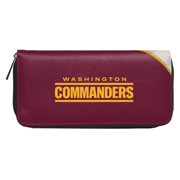 Washington Commanders Curve Zip Organizer Wallet