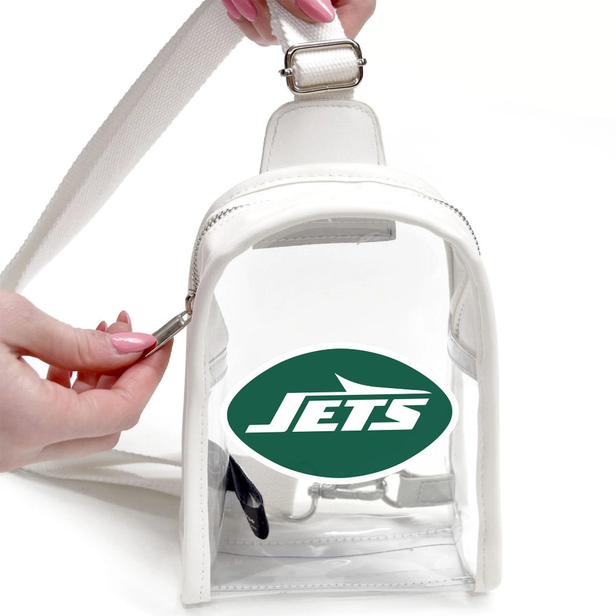 New York Jets Clear Mini Sling