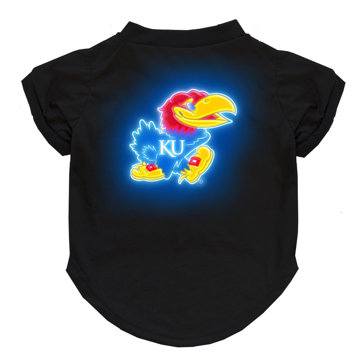 KS Jayhawks Neon Tee Shirt