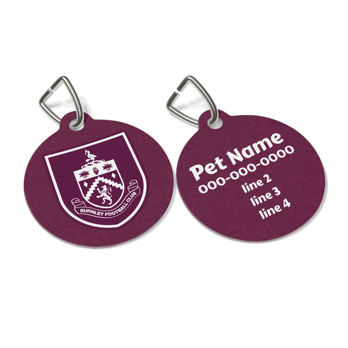 Burnley FC 25/26 Home Kit-Inspired ID Tag