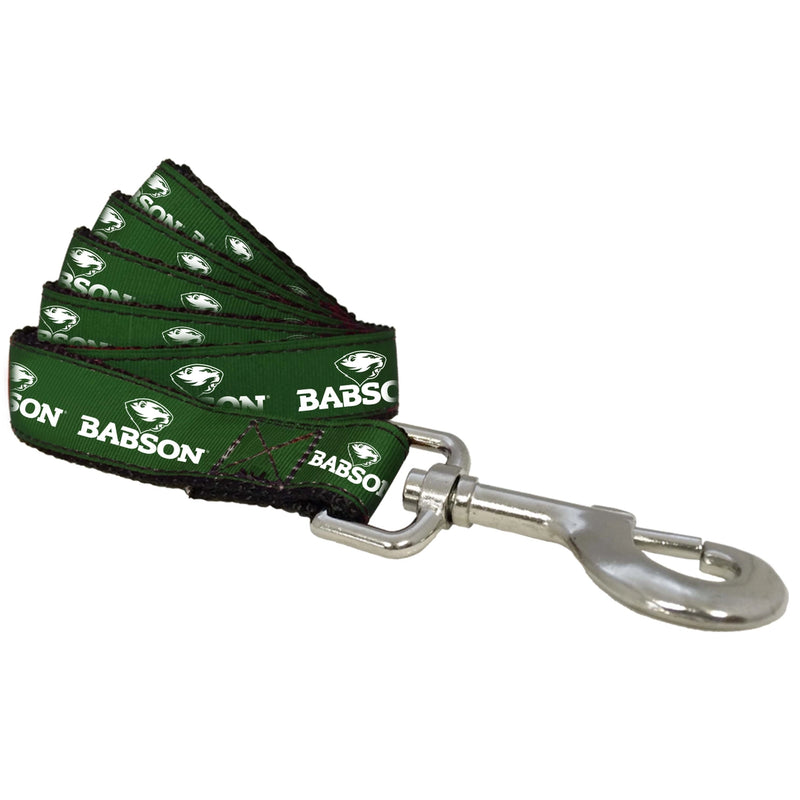 Babson College Beavers Nylon Dog Collar and Leash