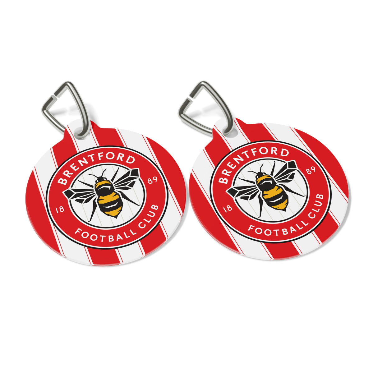 Brentford FC 25/26 Home Kit-Inspired Collar Charm