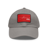 Arsenal FC 25/26 Home Kit-Inspired Leather Patch Baseball Hat