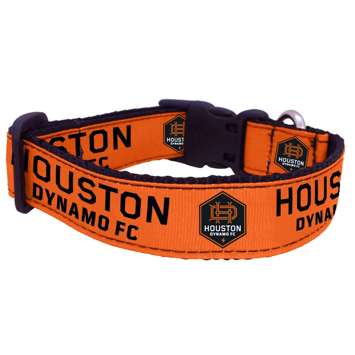 Houston Dynamo FC Dog Collar and Leash