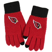 AZ Cardinals Waffle Knit Gloves
